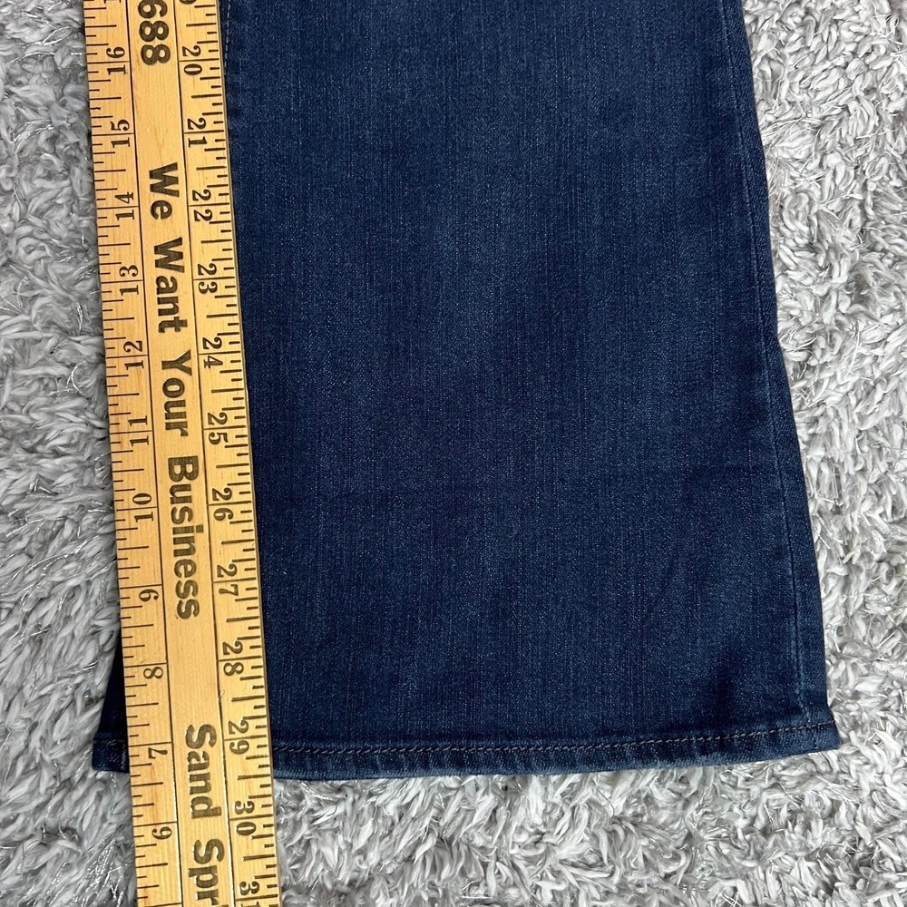 American Eagle Artist Flare AEO Denim Stretch Low Rise Jeans Y2K Women 10 Short - Picture 12 of 12